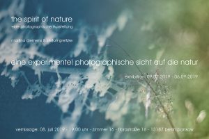 Vernissage "The Spirit of Nature" @ Zimmer 16