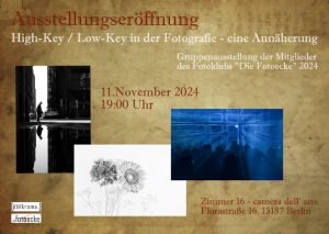 Vernissage Fotoausstellung Jahresthema 2024 @ Zimmer 16